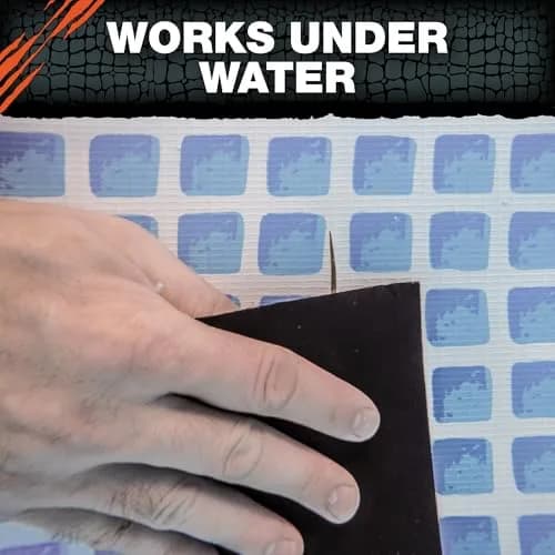T-REX Heavy Duty Waterproof Repair Tape 10 cm x 1.5 m (4 in x 5 ft) Black | Bonds Wet, Rough, Dirty Surfaces thumbnail 5