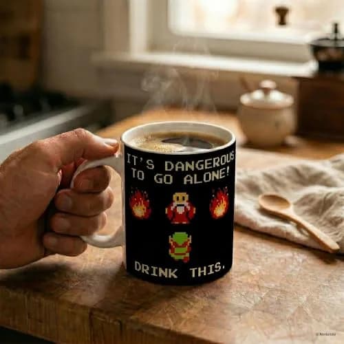 Pyramid America Zelda Mug - The Legend of Zelda Coffee Mug 11 oz - Ceramic Mug for Coffee, Cocoa & Tea Drinks thumbnail 4