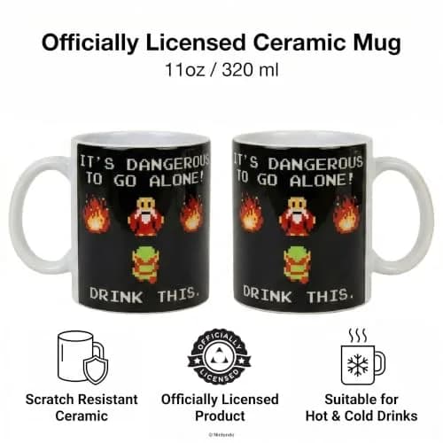 Pyramid America Zelda Mug - The Legend of Zelda Coffee Mug 11 oz - Ceramic Mug for Coffee, Cocoa & Tea Drinks thumbnail 2