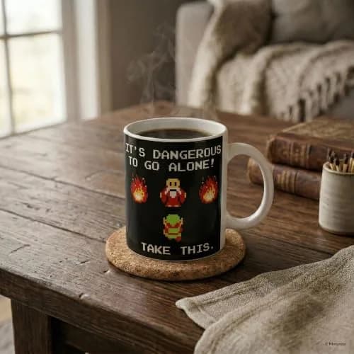Pyramid America Zelda Mug - The Legend of Zelda Coffee Mug 11 oz - Ceramic Mug for Coffee, Cocoa & Tea Drinks thumbnail 3