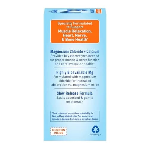 Slow-Mag Magnesium & Calcium Supplement 120 Tablets | Supports Muscle, Heart & Bone Health with High Absorption thumbnail 8