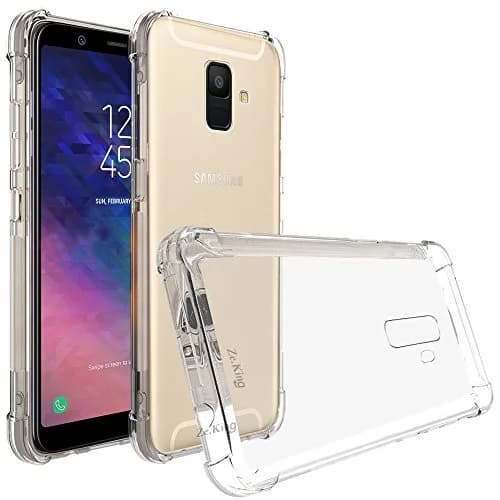 Zeking Crystal Clear TPU Case for Samsung Galaxy A6 (2018) - 1.5mm Thick | Protects Screen & Buttons thumbnail 1