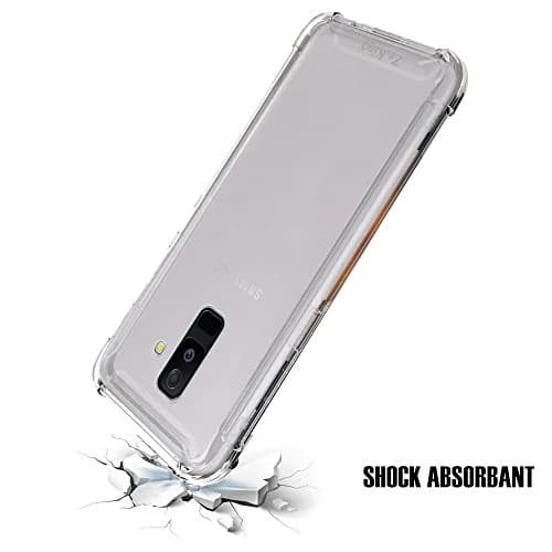 Zeking Crystal Clear TPU Case for Samsung Galaxy A6 (2018) - 1.5mm Thick | Protects Screen & Buttons thumbnail 7