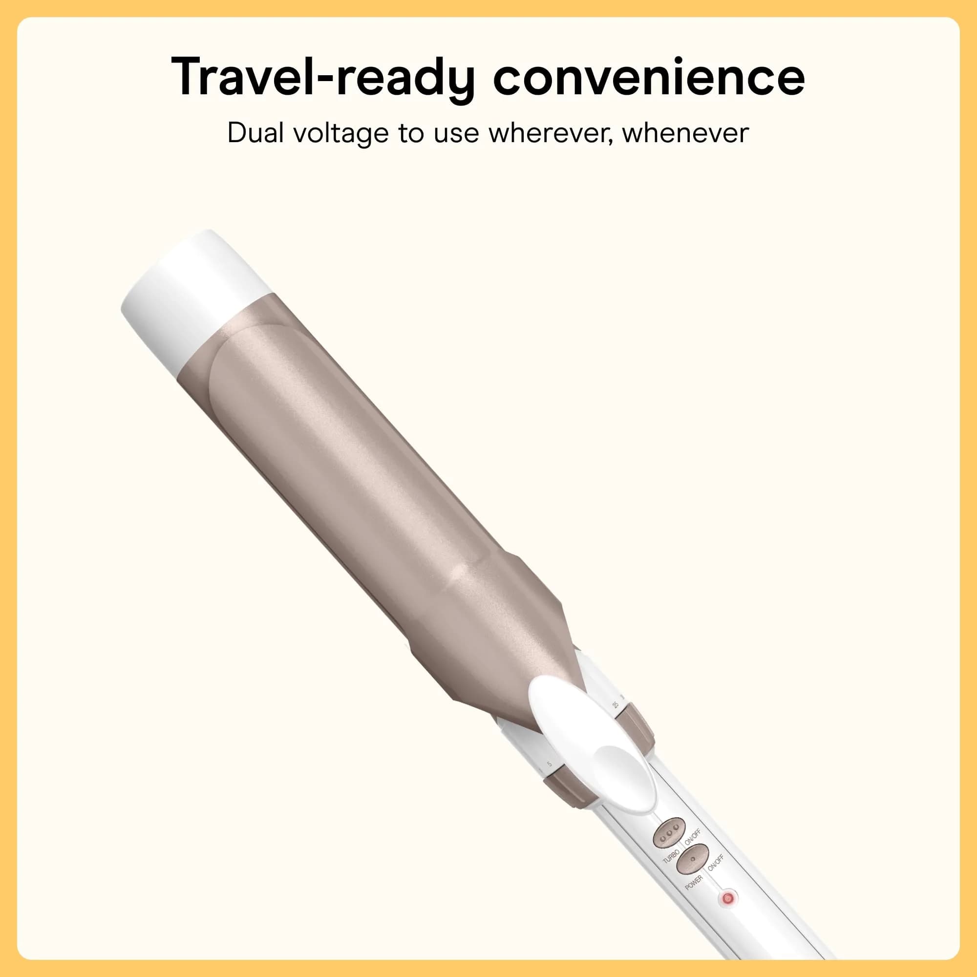 Conair Double Ceramic Curling Iron 1.5 Inch Barrel | Creates Soft Waves & Lasting Curls - view 6