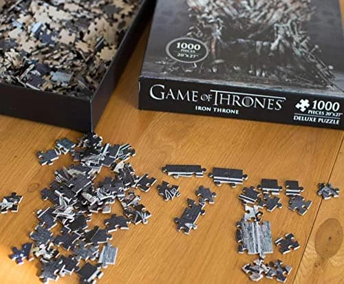 Game of Thrones Iron Throne Deluxe Puzzle 1000 Pieces | Iconic HBO Image, 20" x 27" thumbnail 3