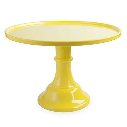 Twine Yellow Melamine Cake Stand | Durable Food Service Dessert Accessory (11.5 x 8 inches, Set of 1) thumbnail 8