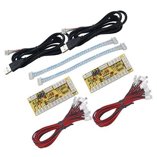SJ@JX Arcade Game Controller USB Encoder Zero Delay 2 Player | Support Windows & Raspberry Pi thumbnail 1