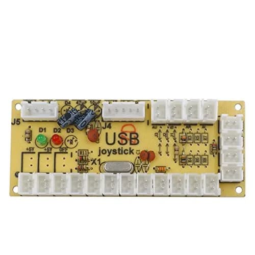 SJ@JX Arcade Game Controller USB Encoder Zero Delay 2 Player | Support Windows & Raspberry Pi thumbnail 4