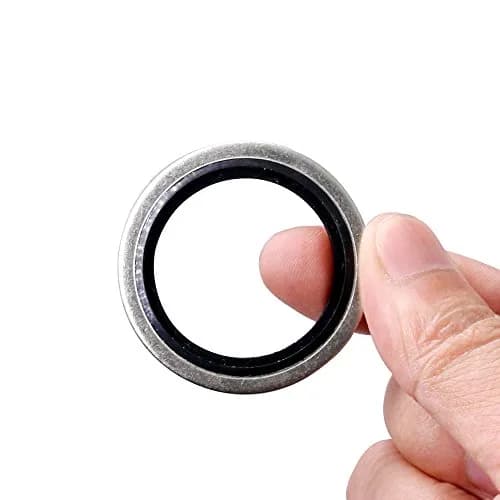 Hilitchi Bonded Seal Washer 7 Sizes | Automotive Self-Centered Oil Gasket Kit (150 pcs, Zinc Steel & Rubber) thumbnail 6