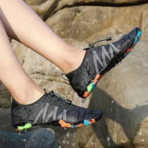 Mishansha Water Shoes for Women Men, Quick-Dry Barefoot Swim Shoes Grey | Non-Slip, Lightweight, for Beach & Water Sports thumbnail 2