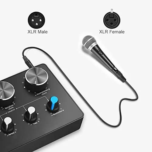CableCreation 3ft XLR Male to Female Balanced Microphone Extension Cable | Locking Connectors, Double Shielding, Nickel Pins thumbnail 4