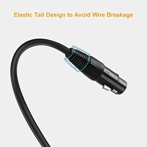 CableCreation 3ft XLR Male to Female Balanced Microphone Extension Cable | Locking Connectors, Double Shielding, Nickel Pins thumbnail 6