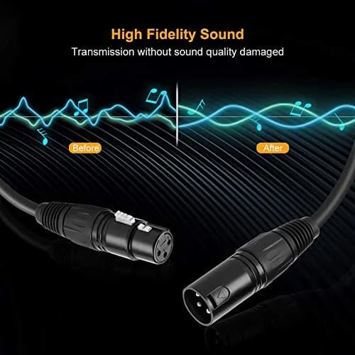 CableCreation 3ft XLR Male to Female Balanced Microphone Extension Cable | Locking Connectors, Double Shielding, Nickel Pins thumbnail 2