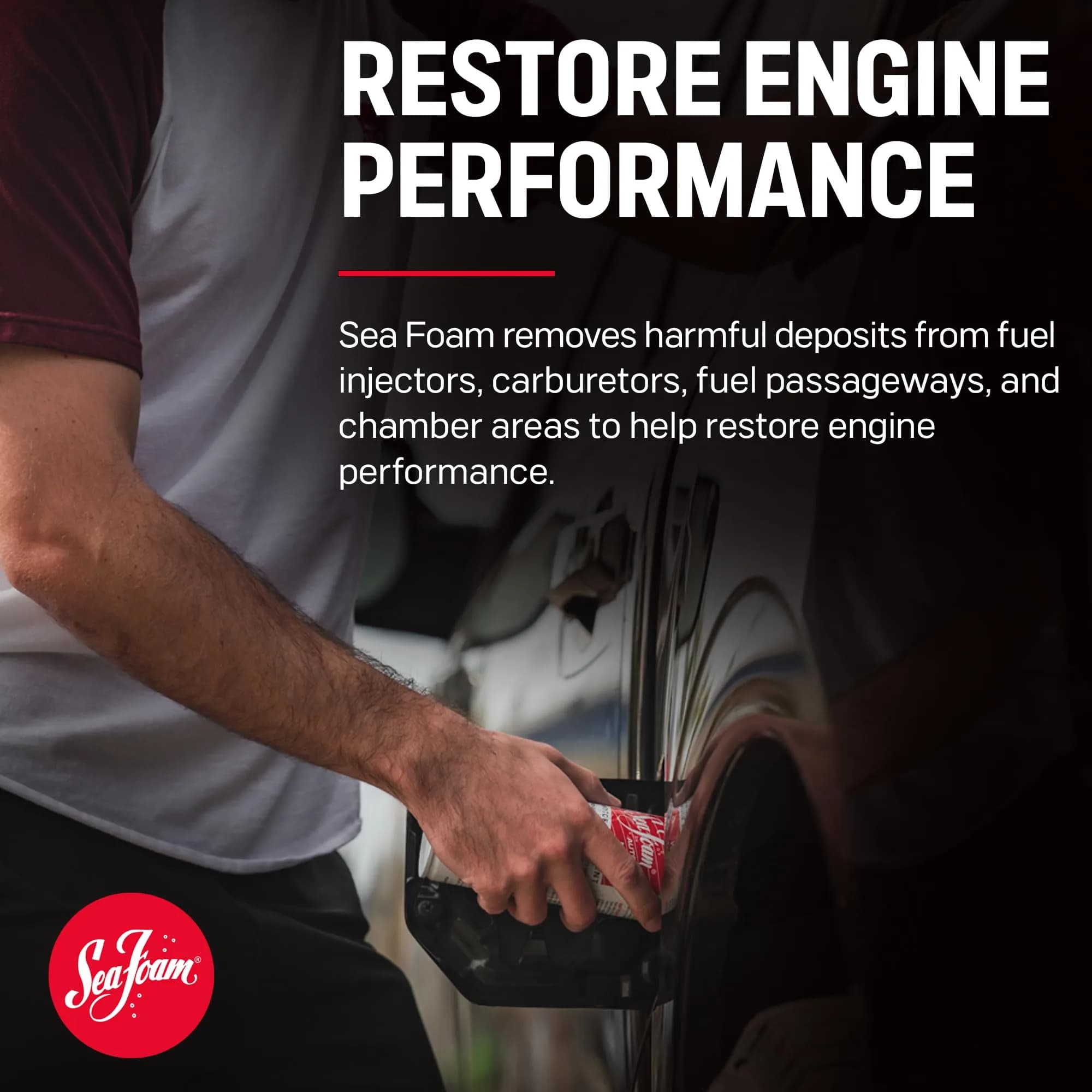 Sea Foam Motor Treatment 473ml (16 fl oz) | Fuel System Cleaner & Stabilizer for Gas & Diesel - view 3