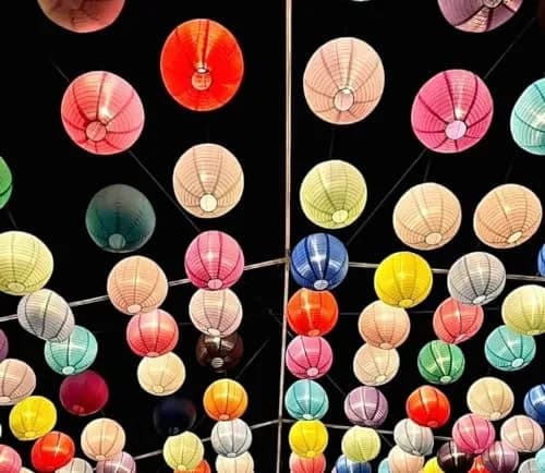 Matissa Paper Lantern Lampshade Party Decoration 25 cm (10") | Pack of 3 Peach Spherical thumbnail 4