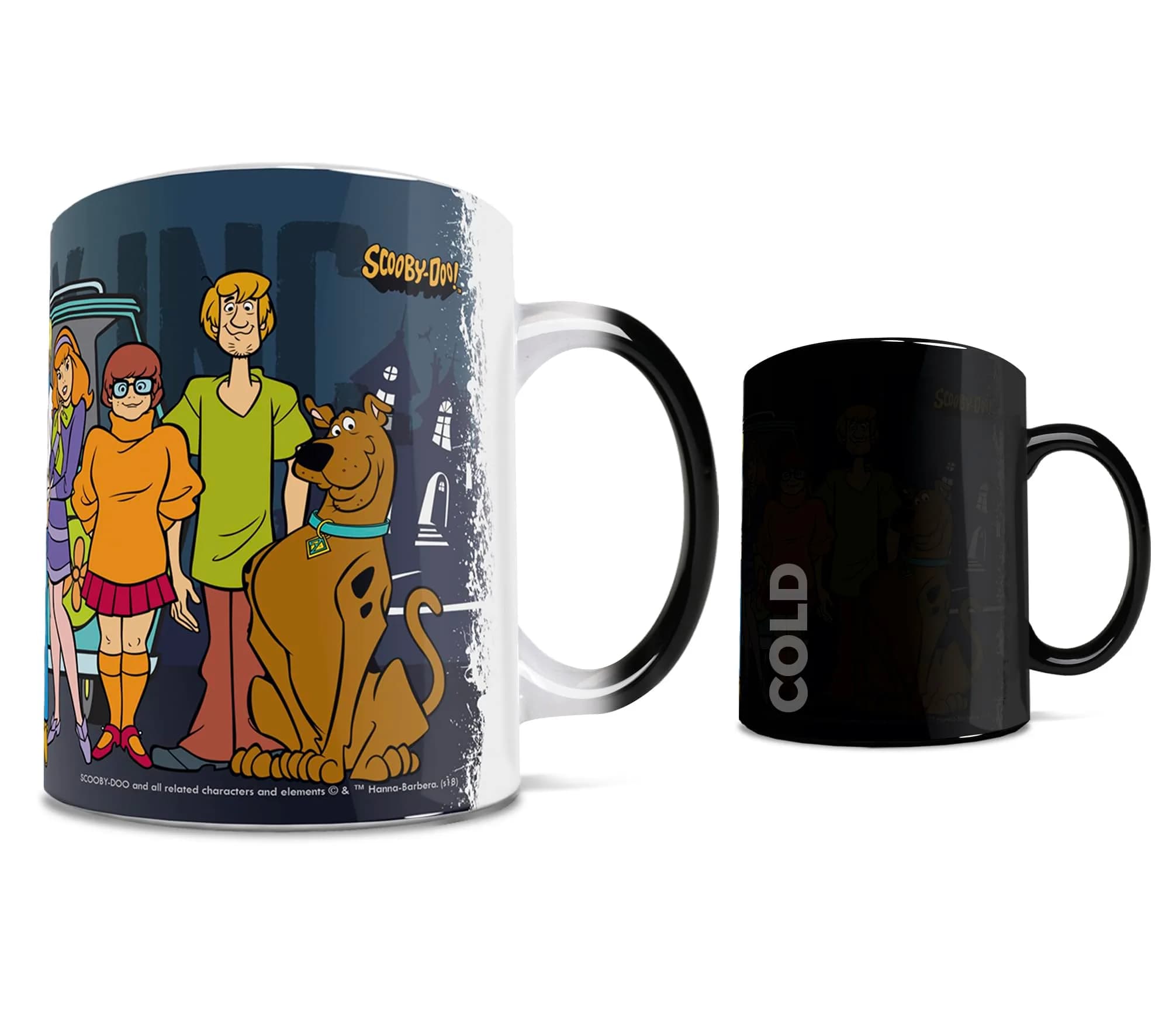 Morphing Mugs Scooby Doo Mystery Inc Heat Changing Ceramic Mug 325ml (11 oz) | Officially Licensed Scooby Doo Fan Gift — Scooby and Gang