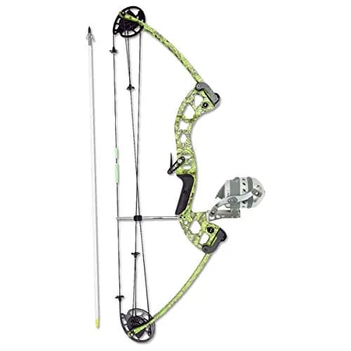Muzzy Vice V2 Spin Kit Right-hand, Green | Bowfishing Kit with Adjustable Power (70-120 chars) thumbnail 1