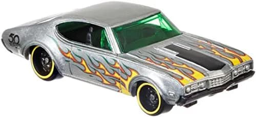 Hot Wheels Zamac '68 Olds 442 50th Anniversary 1:64 Scale | Collectors Edition Diecast Toy Car thumbnail 5