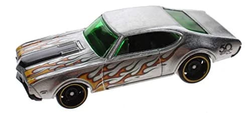 Hot Wheels Zamac '68 Olds 442 50th Anniversary 1:64 Scale | Collectors Edition Diecast Toy Car thumbnail 6