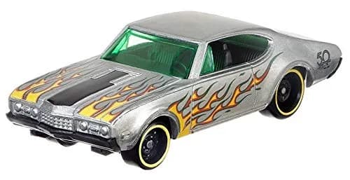 Hot Wheels Zamac '68 Olds 442 50th Anniversary 1:64 Scale | Collectors Edition Diecast Toy Car thumbnail 2