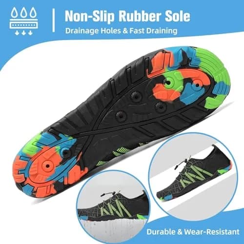 Mishansha Water Shoes for Women Men, Quick-Dry Barefoot Swim Shoes | Non-Slip, Lightweight & Packable thumbnail 5