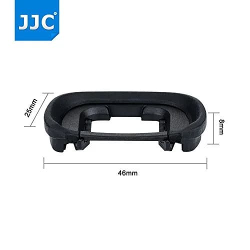 JJC 2 Pack Camera Eyecup for Sony A9II A7RIV A7RIII A7III A7RII A7SII A7II Cameras | Protects Viewfinder from Dust & Scratches thumbnail 7