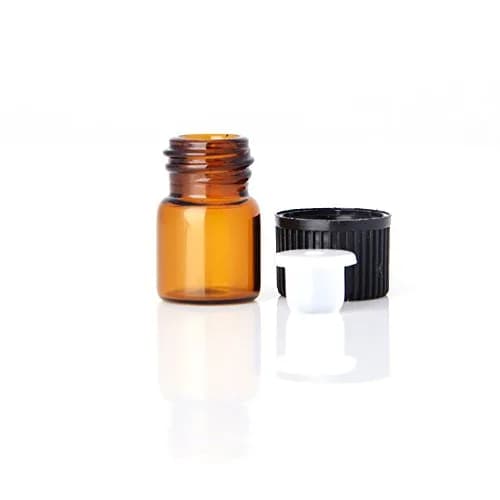 Enslz Essential Oil Sample Bottles 1ml & 2ml Amber Glass Refill Pack | Leak-Proof & Portable thumbnail 3