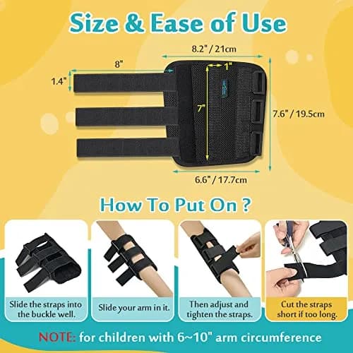 Mybow Elbow Splint for Cubital Tunnel Syndrome | Night Support & Habit Control (110 characters) thumbnail 6