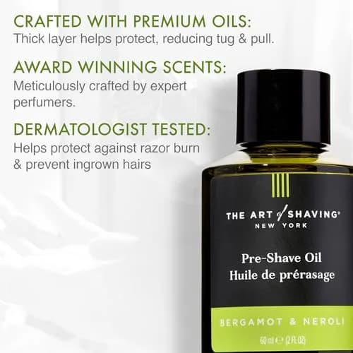 The Art of Shaving Bergamot & Neroli Pre-Shave Oil for Men – Clinically Tested for Sensitive Skin – Improves Razor Glide for a Close, Comfortable Shave – 60ml (2 Fl Oz) thumbnail 2