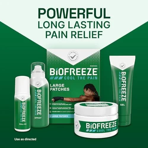 Biofreeze Cooling Menthol Pain Relief Cream 88.7 ml (3 Oz) | Fast-Acting Topical Analgesic for Muscle & Joint Pain thumbnail 7