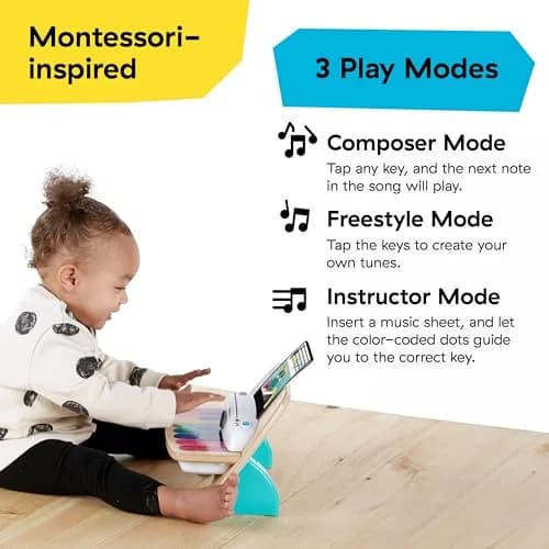 Baby Einstein Magic Touch Piano Wooden Musical Toddler Toy | Age 6-36 Months thumbnail 4