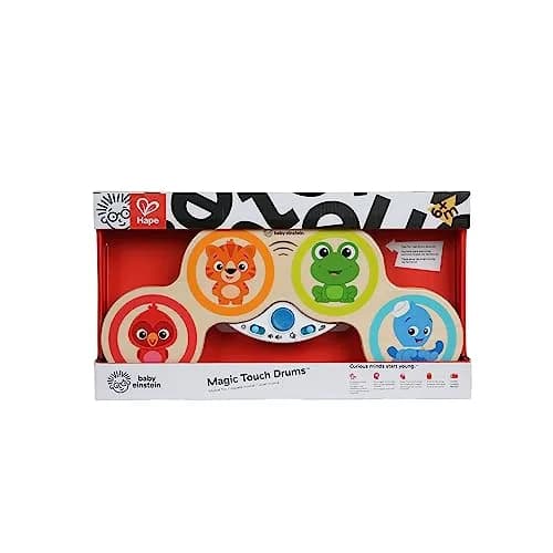 Baby Einstein Magic Touch Wooden Drum Musical Toy 38.1cm (15 in) | Montessori-Inspired with Volume Control thumbnail 8