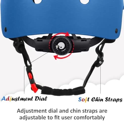OUWOER Kids Bike Helmet Medium | Fully Adjustable, Lightweight & Multi-Sport Safety Gear thumbnail 3