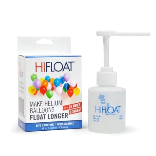 HI-FLOAT ULTRA HI-FLOAT Balloon Treatment with Pump 5 oz (142g) | Extends Helium Float Time Up to 25x thumbnail 1