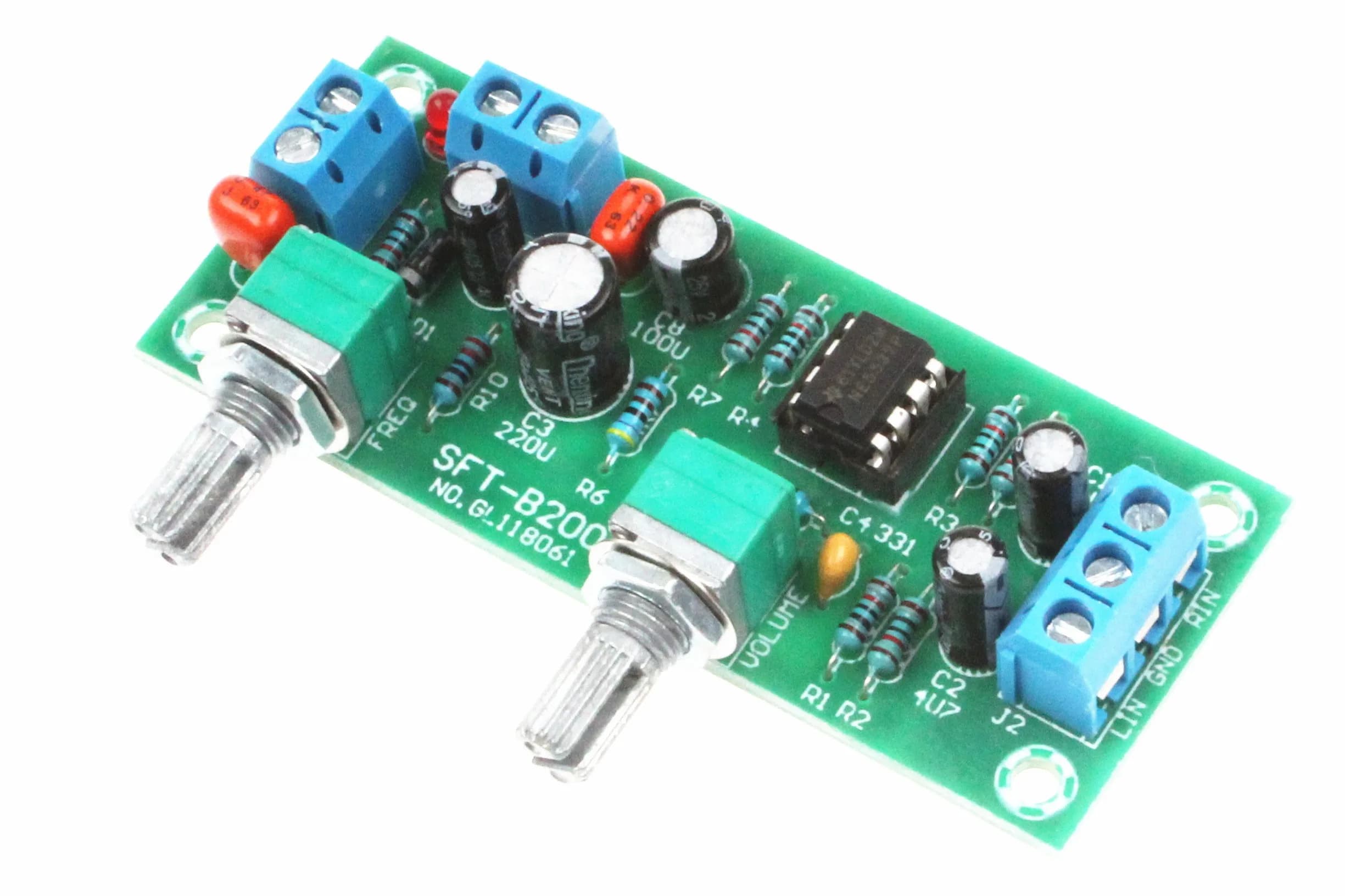NOYITO NE5532 Single Supply Low-Pass Filter Board 10-24V | Subwoofer Preamp for Home Audio - main product image