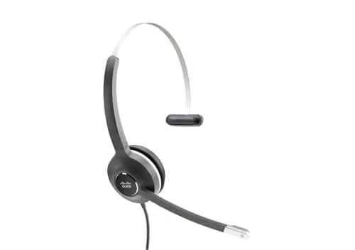 Cisco Headset 531 Wired Single On-Ear RJ-9 Headset with Quick Disconnect, Charcoal | 12 oz (340 g) thumbnail 1