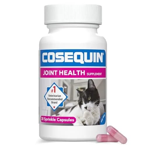 Nutramax Cosequin for Cats Joint Health Supplement Capsules 30 Count | Veterinarian Recommended Glucosamine for Cats thumbnail 1