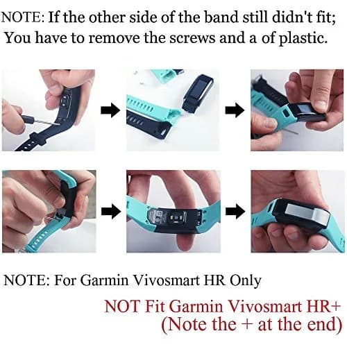 AUTRUN Silicone Strap Replacement Wristband for Garmin Vivosmart HR | Adjustable, Durable & Colorful (140-220mm) thumbnail 6