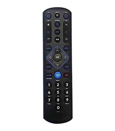 Charter Spectrum Remote Control with Batteries | Backlit, Compatible with HD DVR, Black thumbnail 1