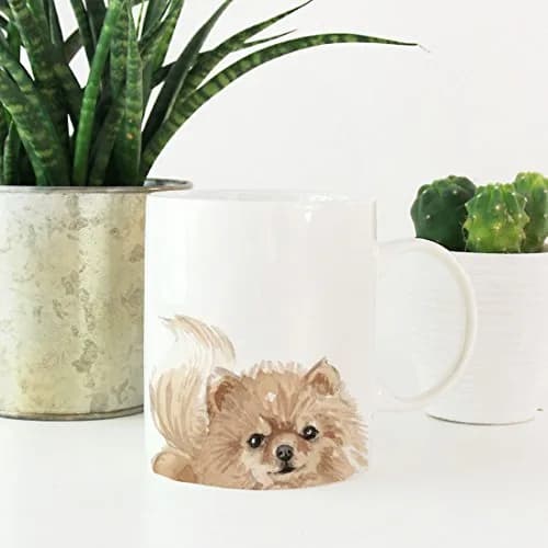Andaz Press Pomeranian Dog Coffee Mug 325ml (11oz) | Funny Pet Animal Lover Gift thumbnail 2