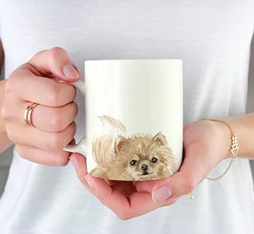 Andaz Press Pomeranian Dog Coffee Mug 325ml (11oz) | Funny Pet Animal Lover Gift thumbnail 3