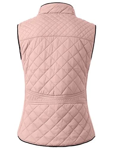 NE PEOPLE Women’s Quilted Vest – Lightweight Sleeveless Full Zip Up Casual Stand Collar Padding Gilet Jacket with Pockets | Quilted, Lightweight & Warm thumbnail 3