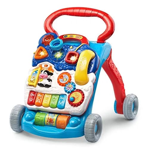 VTech Sit-to-Stand Learning Walker | Activity Walker with Detachable Toy Panel, Piano Keys, and Speed Control thumbnail 1