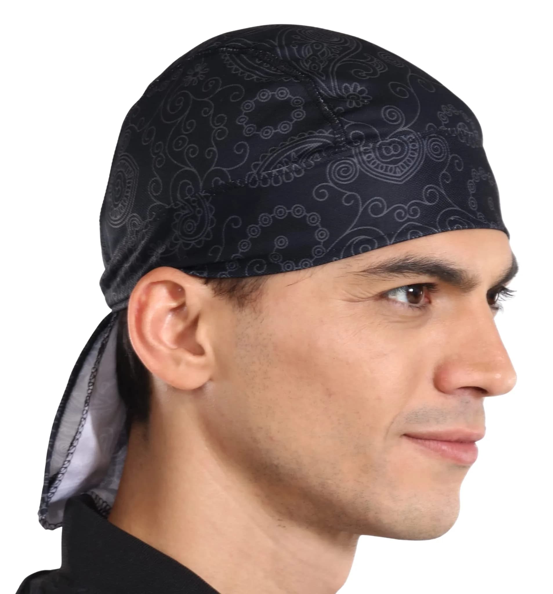 Tough Headwear Cooling Helmet Liners - Do Rag Skull Caps for Men - Cooling Head Wraps, Hard Hat Liner (22in–24¼in) | Evapocool Tech - main product image