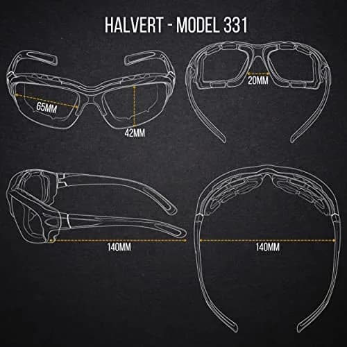 WYND Blocker Halvert Motorcycle Goggles & Sunglasses Combo with Yellow Lens | UV400 Protection thumbnail 3