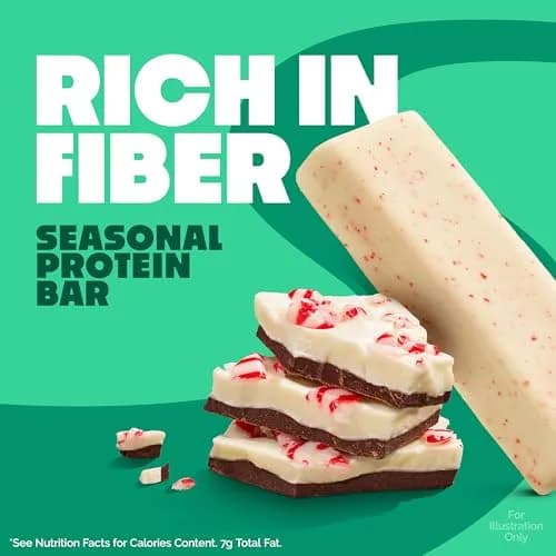 Quest Nutrition Peppermint Bark Protein Bar 12 Count | 21g Protein, 1g Sugar, 4g Net Carbs thumbnail 4