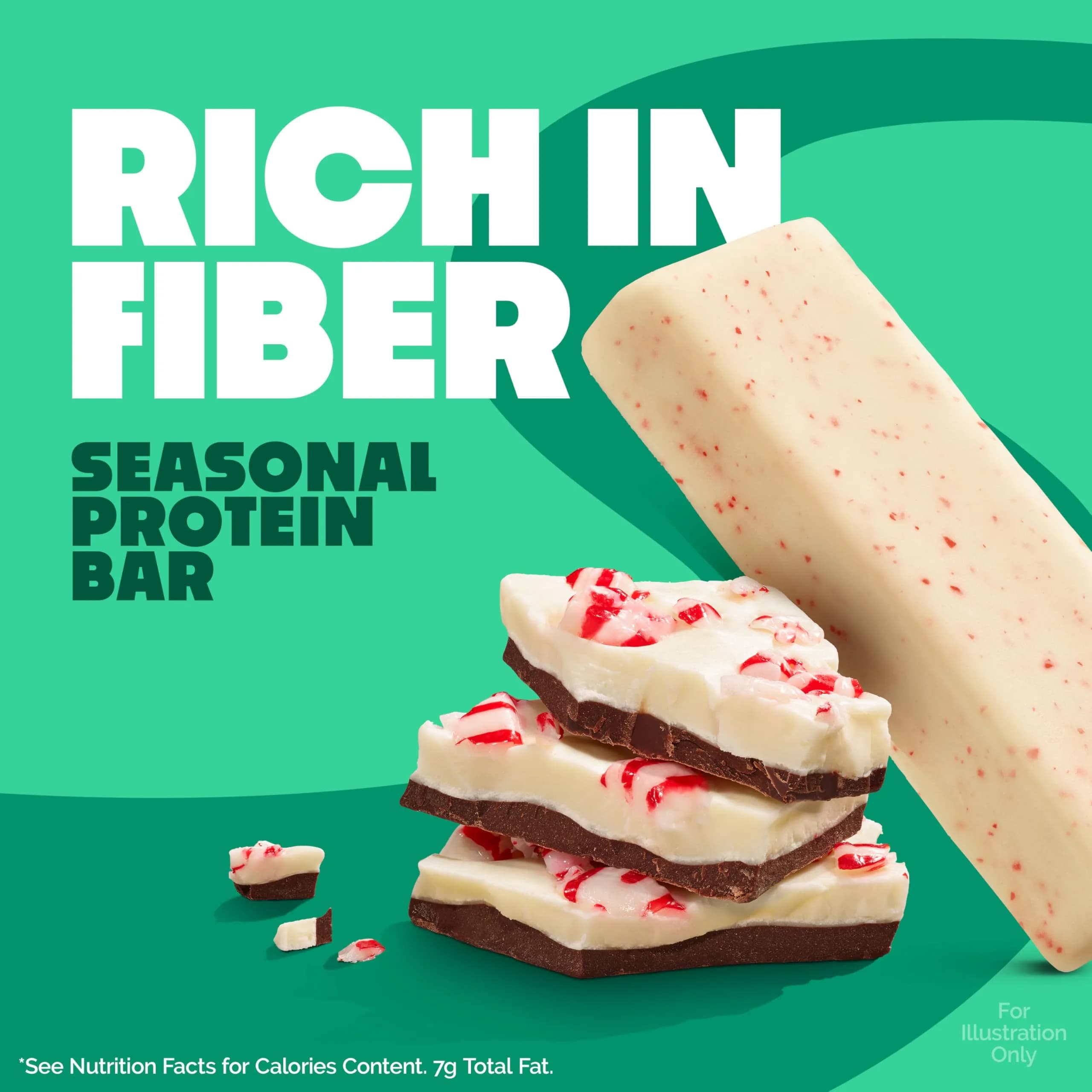 Quest Peppermint Bark Protein Bar 21g Protein, 4g Net Carb, 1g Sugar, Gluten Free (12 Count) - view 4