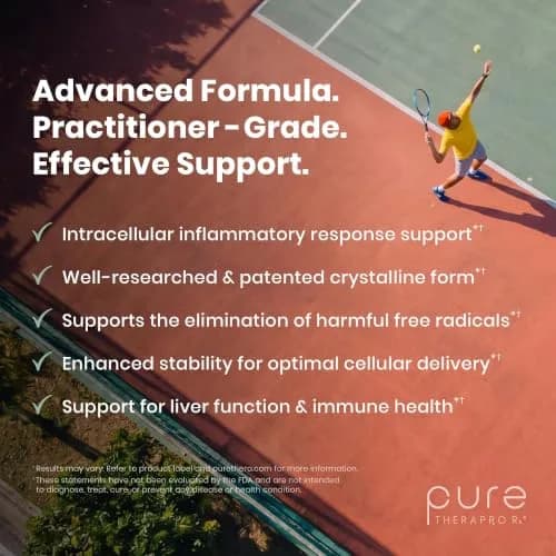 Pure Therapro Rx S-Acetyl Glutathione Gold, Extra-Strength | Patented Acetylated Form of Glutathione (EMOTHION) from Italy | Pharmaceutical Grade | Zero Fillers (60 Capsules (300mg)) thumbnail 5
