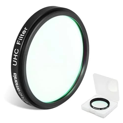 Astromania Telescope Filter UHC Nebula Contrast 2" | Improve Sky Views with Light Pollution Blockage thumbnail 1
