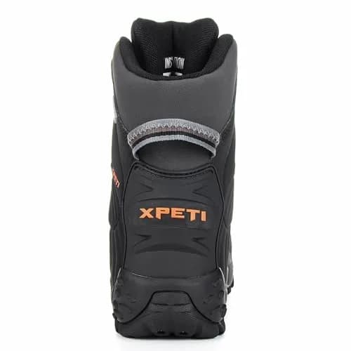 XPETI Men’s Thermator Mid-Rise Waterproof Hiking Boot Insulated Non-Slip Black 7 | Waterproof, Insulated & Traction Ready thumbnail 6